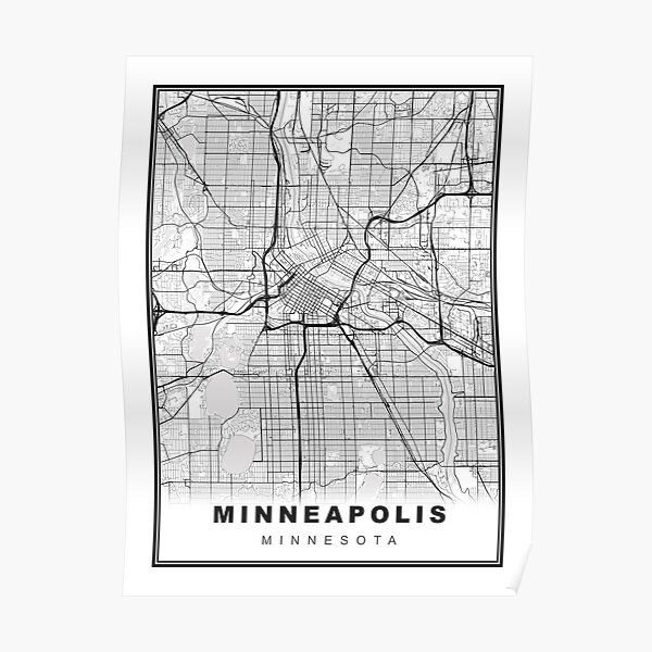 Minneapolis Map Poster
