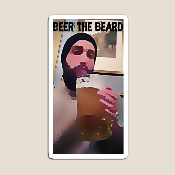 beer the beard Magnet
