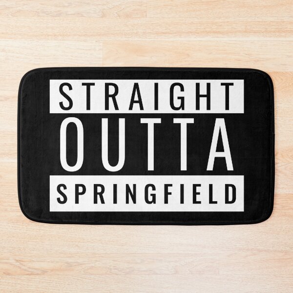 Item preview, Straight Outta Springfield designed and sold by Teelogic.