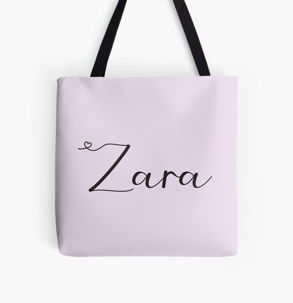 Zara pink tote outlet bag