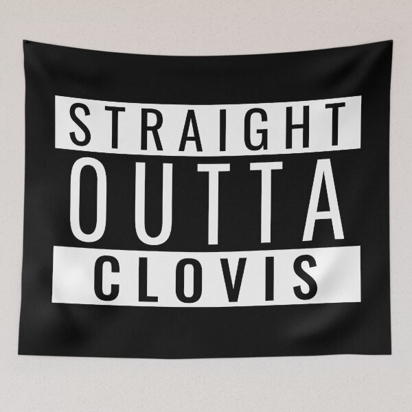 Item preview, Straight Outta Clovis  designed and sold by Teelogic.