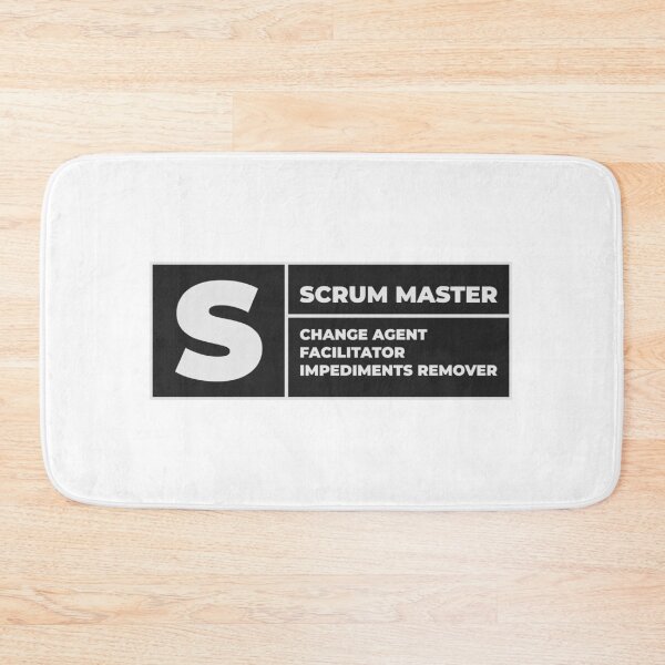 Item preview, Scrum master advisory sign designed and sold by Salma Satya & Co.