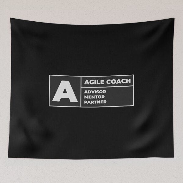 Item preview, Agile Coach advisory sign designed and sold by Salma Satya & Co.