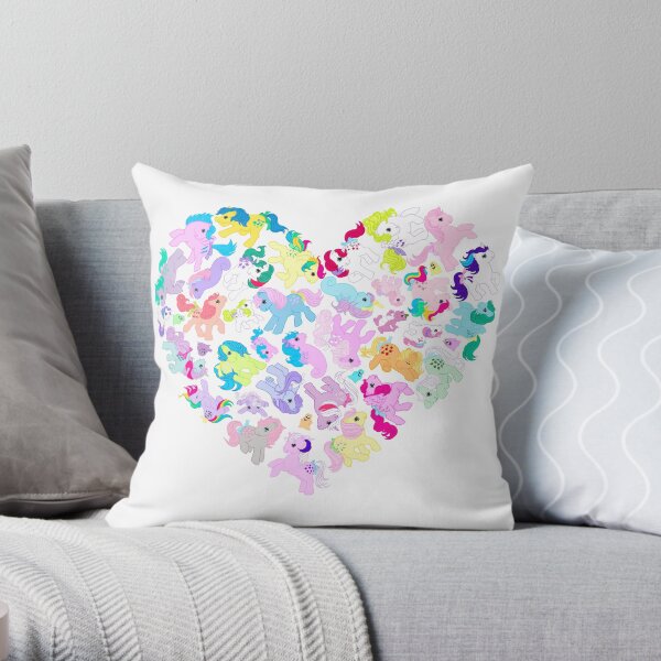 I Heart MLP Throw Pillow