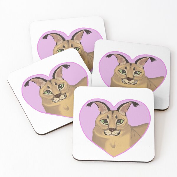 Item preview, big floppa - caracal designed and sold by faelarvae.