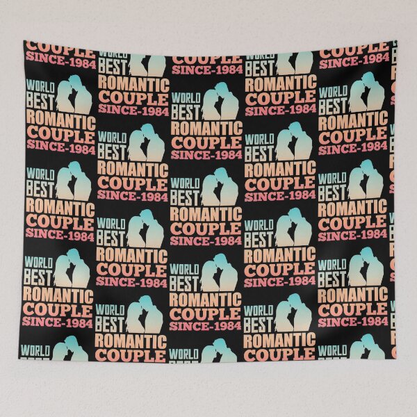 Item preview, World Best Romantic Couple Since 1984-Romantic designed and sold by KGN  CREATIVITY.