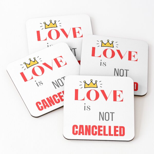 Item preview, Love is not cancelled - funny valentine quotes designed and sold by Jhaustria.