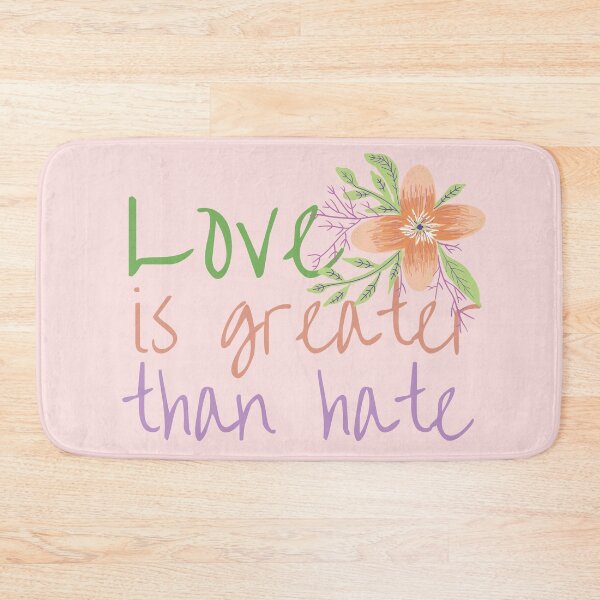 Item preview, Love is Greater Than Hate Wild Flowers Design designed and sold by SweetAndSpice.