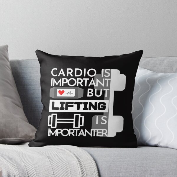 Item preview, CARDIO IS IMPORTANT LIFTING IS IMPORTANTER designed and sold by CreativTEES !.
