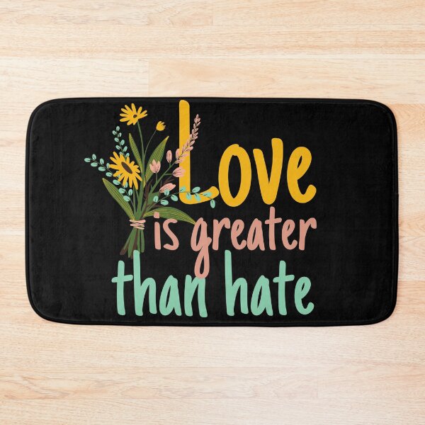 Item preview, Love is Greater Than Hate Flower Bouquet Design designed and sold by SweetAndSpice.