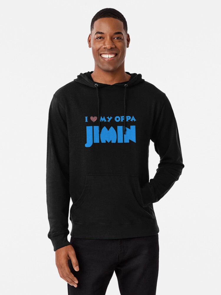 jimin black hoodie