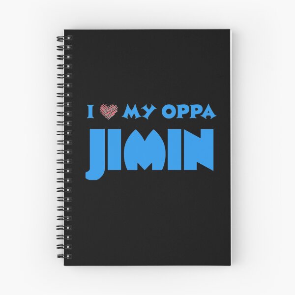 Item preview, I HEART MY OPPA JIMIN  - BLACK  designed and sold by Kpop Seoul Shop.