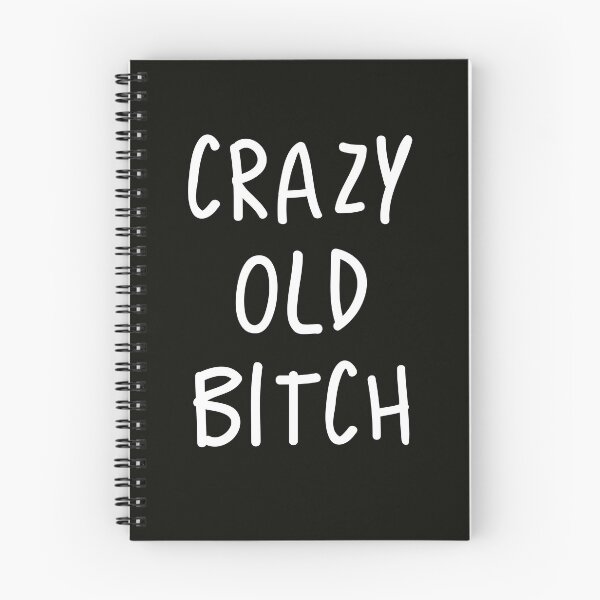 Item preview, Funny Sarcastic ‐ Crazy Old Bitch designed and sold by StoaMart.