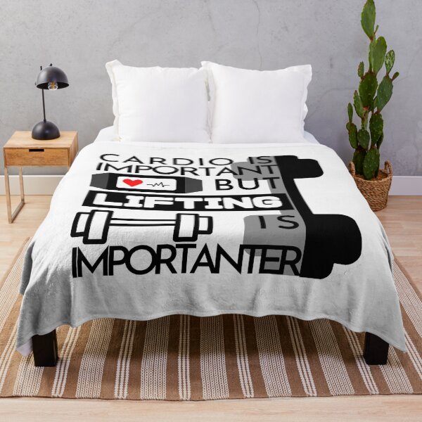 Item preview, CARDIO IS IMPORTANT LIFTING IS IMPORTANTER designed and sold by CreativTEES !.