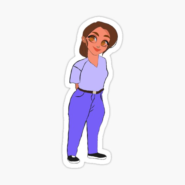 Item preview, Cartoon girl designed and sold by Abaseen.