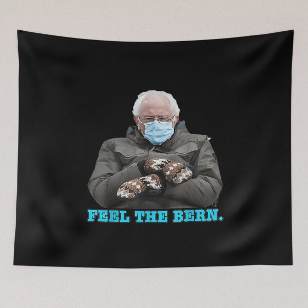 Item preview, Bernie Mittens Funny Bernie Sanders Meme Inauguration Day designed and sold by OdonnellConrad.