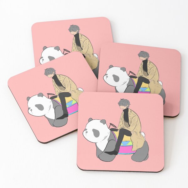 Item preview, Mr. Villain's Day Off Riding a Panda Bear designed and sold by Zeta7.