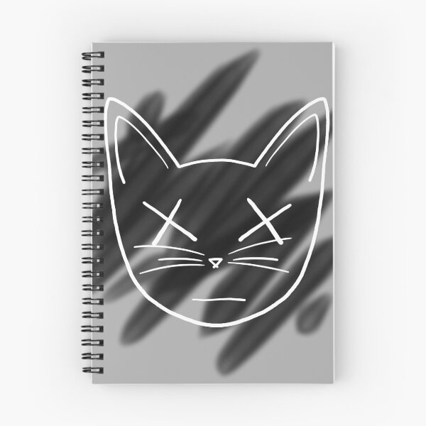 Item preview, White Cross-eyed Cat designed and sold by alias-inkpatch.