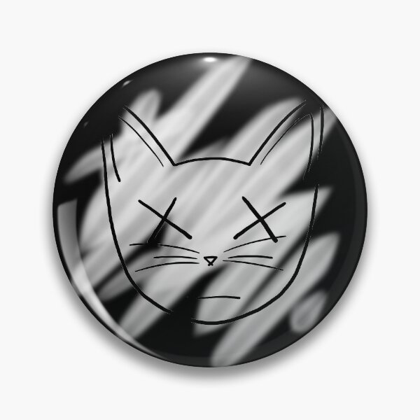 Item preview, Black Cross-eyed Cat designed and sold by alias-inkpatch.