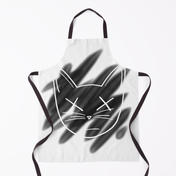 Item preview, White Cross-eyed Cat designed and sold by alias-inkpatch.