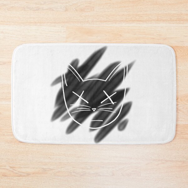 Item preview, White Cross-eyed Cat designed and sold by alias-inkpatch.