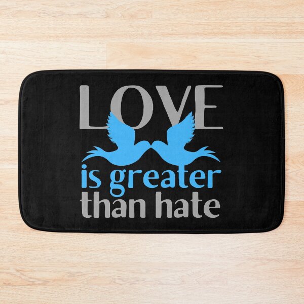 Item preview, Love is Greater Than Hate Blue Doves Design designed and sold by SweetAndSpice.