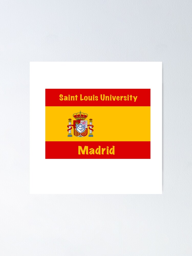 SLU Madrid Design Sticker for Sale by John Schaefer