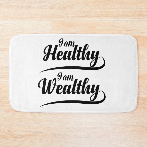 Item preview, I Am Healthy I Am Wealthy designed and sold by Teelogic.