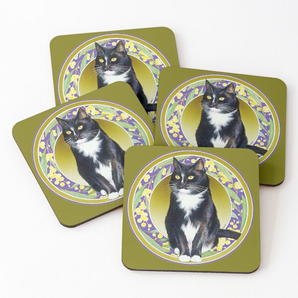 Item preview, frodo, little black cat designed and sold by Trish Hart.