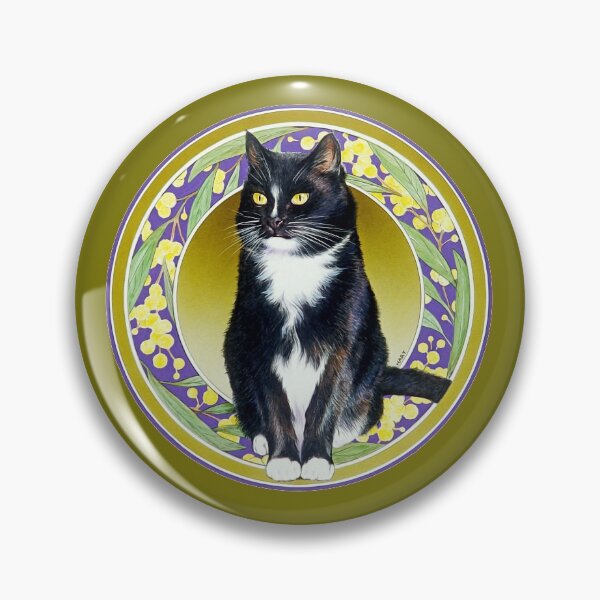 Item preview, frodo, little black cat designed and sold by Trish Hart.