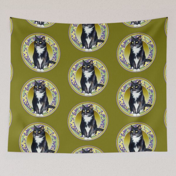 Item preview, frodo, little black cat designed and sold by Trish Hart.