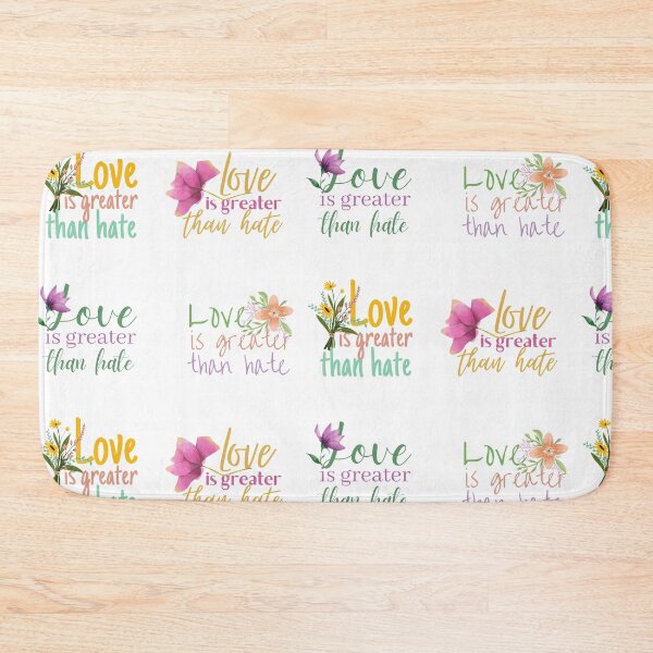 Item preview, Love is Greater Than Hate Flower Sticker Pack designed and sold by SweetAndSpice.
