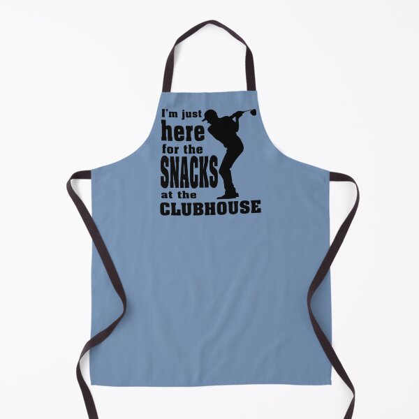 Item preview, Funny Golf Design, I'm Here for the Snacks at the Clubhouse designed and sold by lmcvinco.