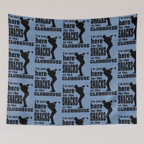 Item preview, Funny Golf Design, I'm Here for the Snacks at the Clubhouse designed and sold by lmcvinco.