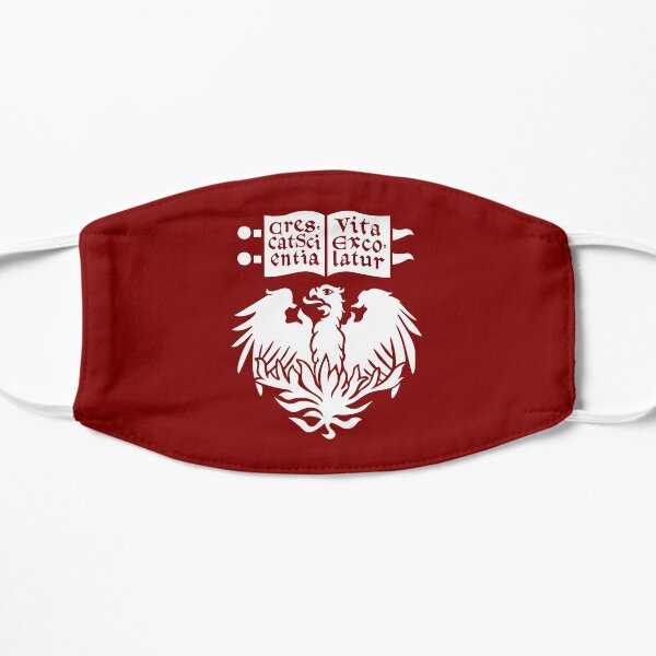 UChicago U of C Chicago Phil the Phoenix Flat Mask