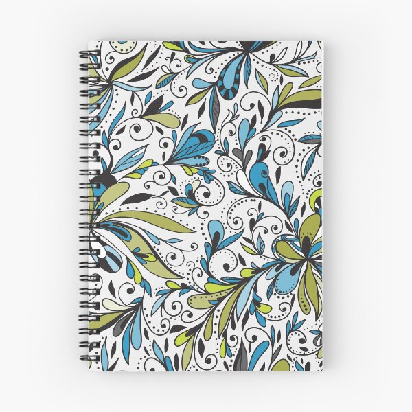 Item preview, Vintage Floral Doodles Pattern designed and sold by The Masked Designer.