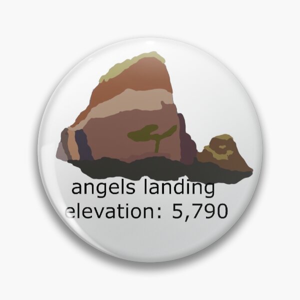 Item preview, Angel's Landing in Zion National Park Elevation designed and sold by Jade Rose.