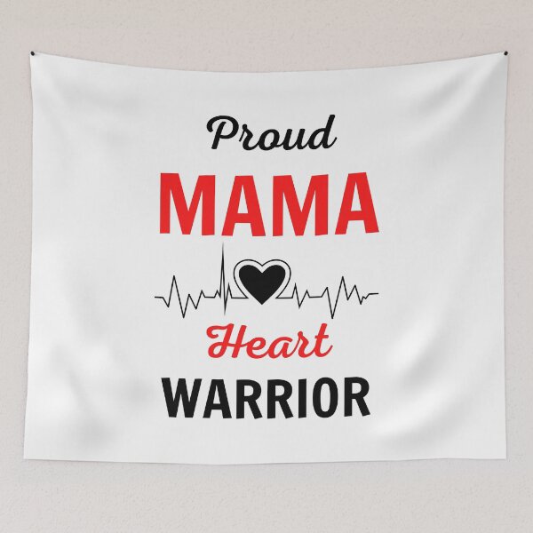 Item preview, Proud  MAMA Heart WARRIOR designed and sold by JKshopcrafts.