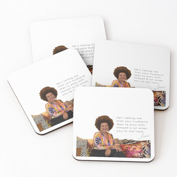 Item preview, Jana Lunatics - Mug Tshirt Card - Your husband like to play with  designed and sold by WaffleOnDesigns.