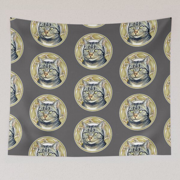 Item preview, gentle tabby designed and sold by Trish Hart.