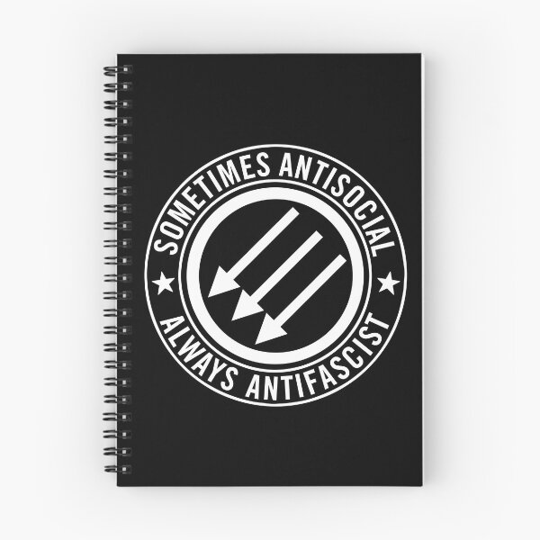 Item preview, SOMETIMES ANTISOCIAL ALWAYS ANTIFASCIST designed and sold by denisn.
