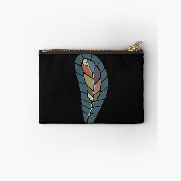 Item preview, Multicolored Feather Silhouette Black Background designed and sold by NWCC.