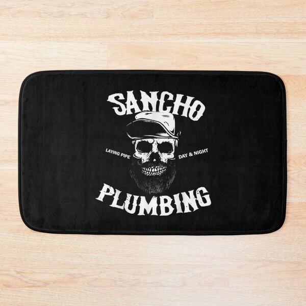Item preview, Sancho Laying Pipe Day And Night Plumbing Skull Beard designed and sold by OdonnellConrad.