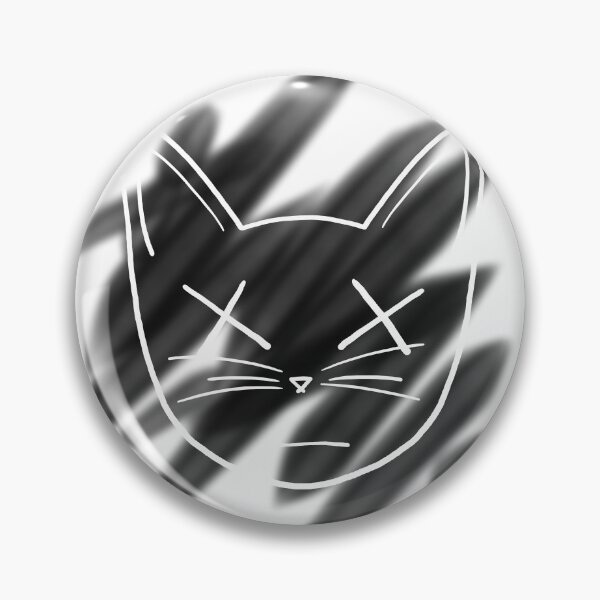 Item preview, White Cross-eyed Cat designed and sold by alias-inkpatch.