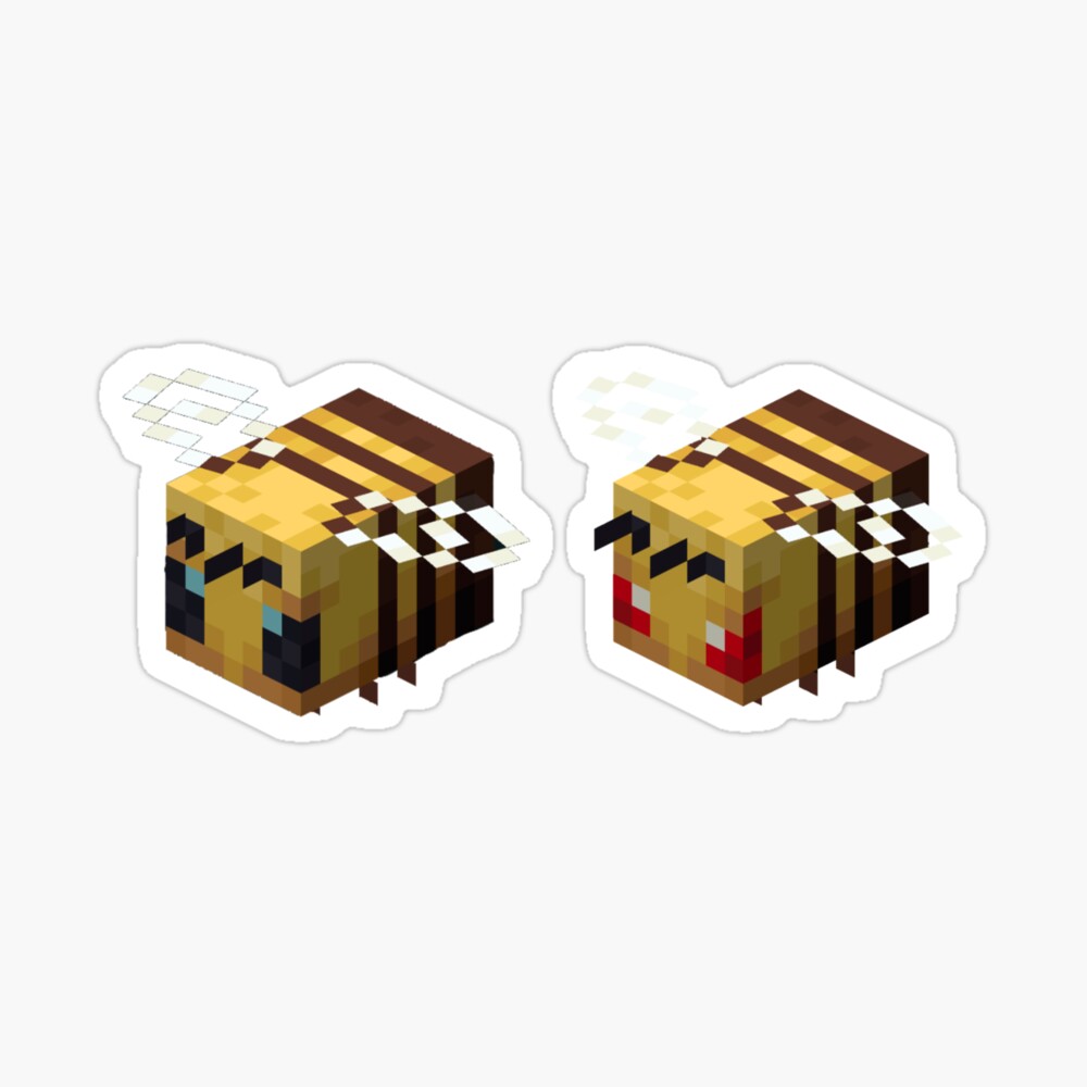 minecraft bee photographic print by arenkitt redbubble