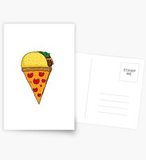 PIZZA TACO CONE Postcards