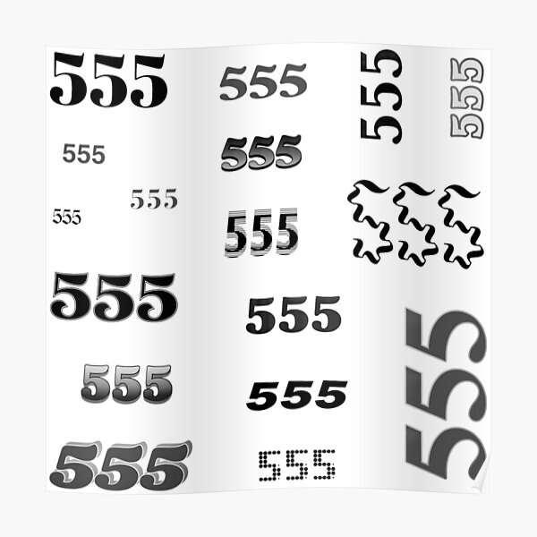 Mystic Numbers 555  Angel Number 555  Sticker  TeePublic