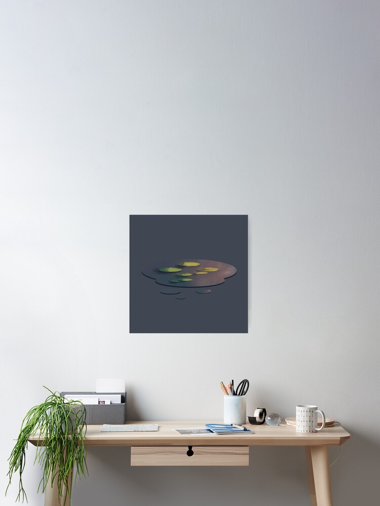 Thumbnail 2 of 3, Poster, Lotus leaf designed and sold by MalyarMN.