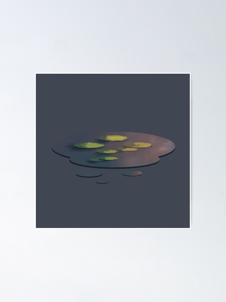 Thumbnail 1 of 3, Poster, Lotus leaf designed and sold by MalyarMN.