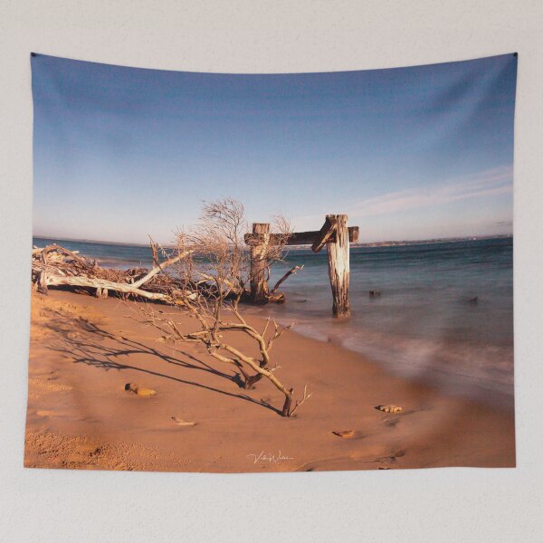 Item preview, Cattle Jetty, Point Nepean National Park, Portsea, Mornington Peninsula, Victoria, Australia designed and sold by Vicki Walsh.